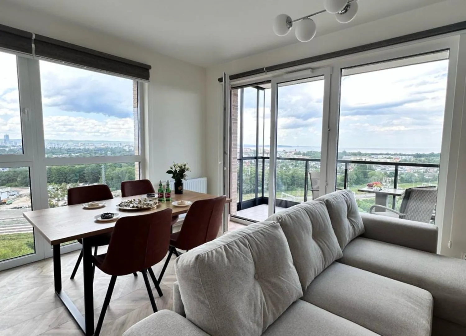דירה גדנסק Maya'S Flats & Resorts 101 Sea View - 3 Pokojowy Apartament Z Widokiem Na Morze Na Letnicy