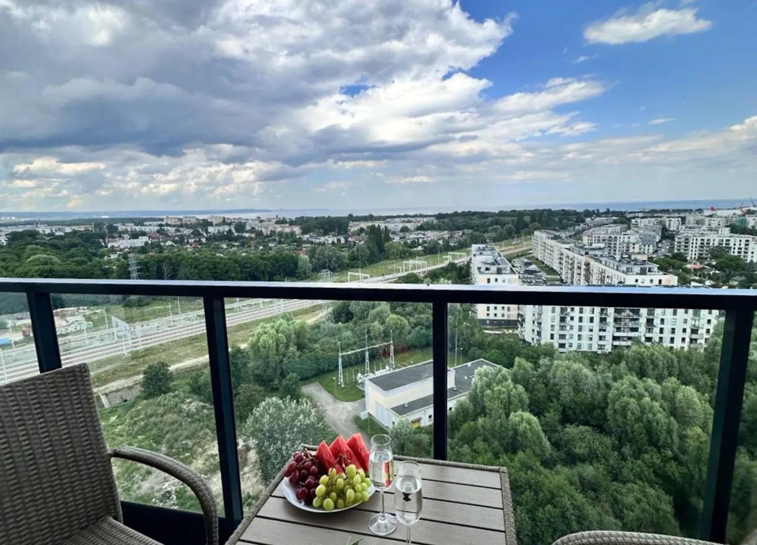 דירה גדנסק Maya'S Flats & Resorts 101 Sea View - 3 Pokojowy Apartament Z Widokiem Na Morze Na Letnicy