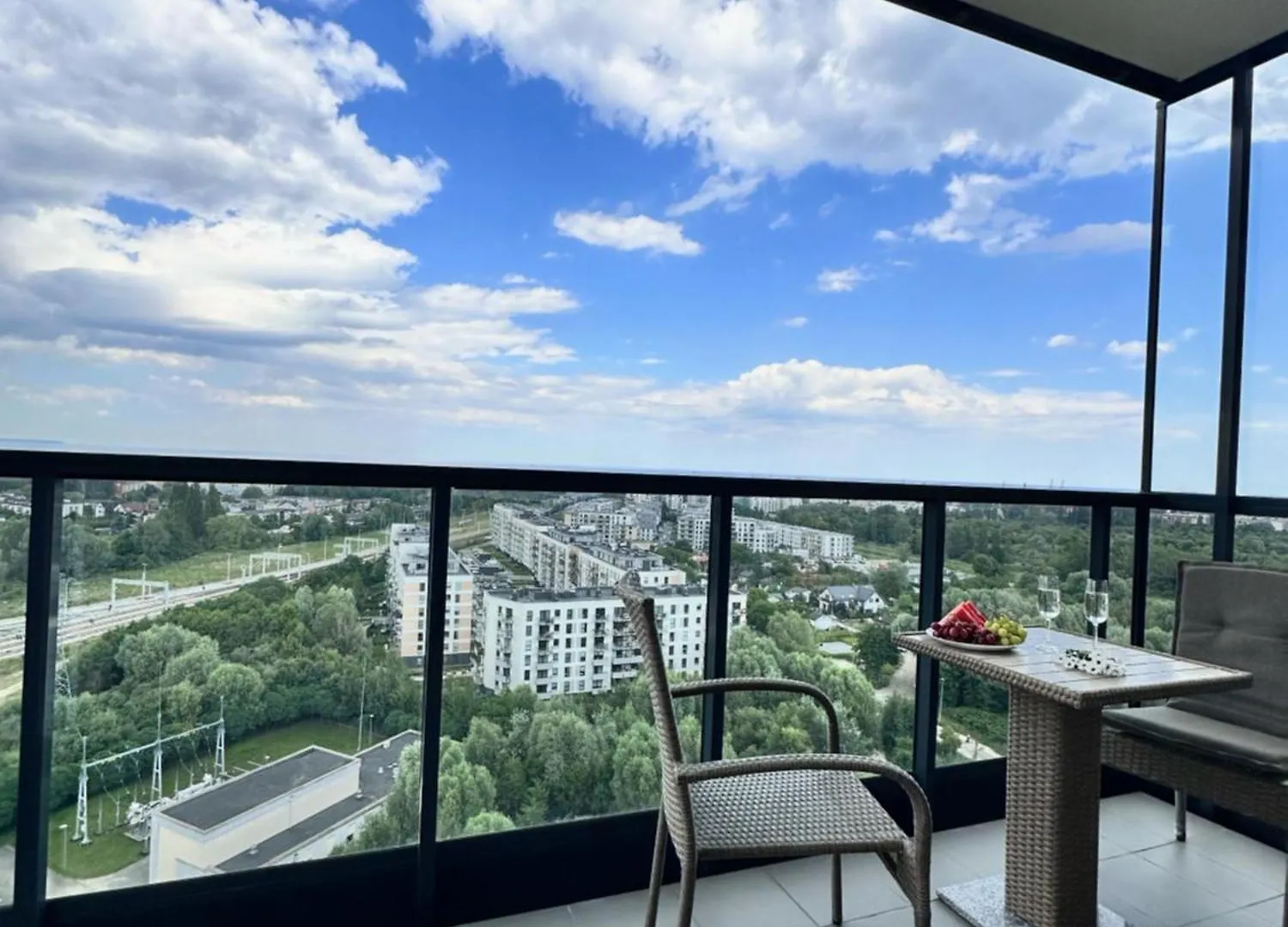 גדנסק Maya'S Flats & Resorts 101 Sea View - 3 Pokojowy Apartament Z Widokiem Na Morze Na Letnicy דירה