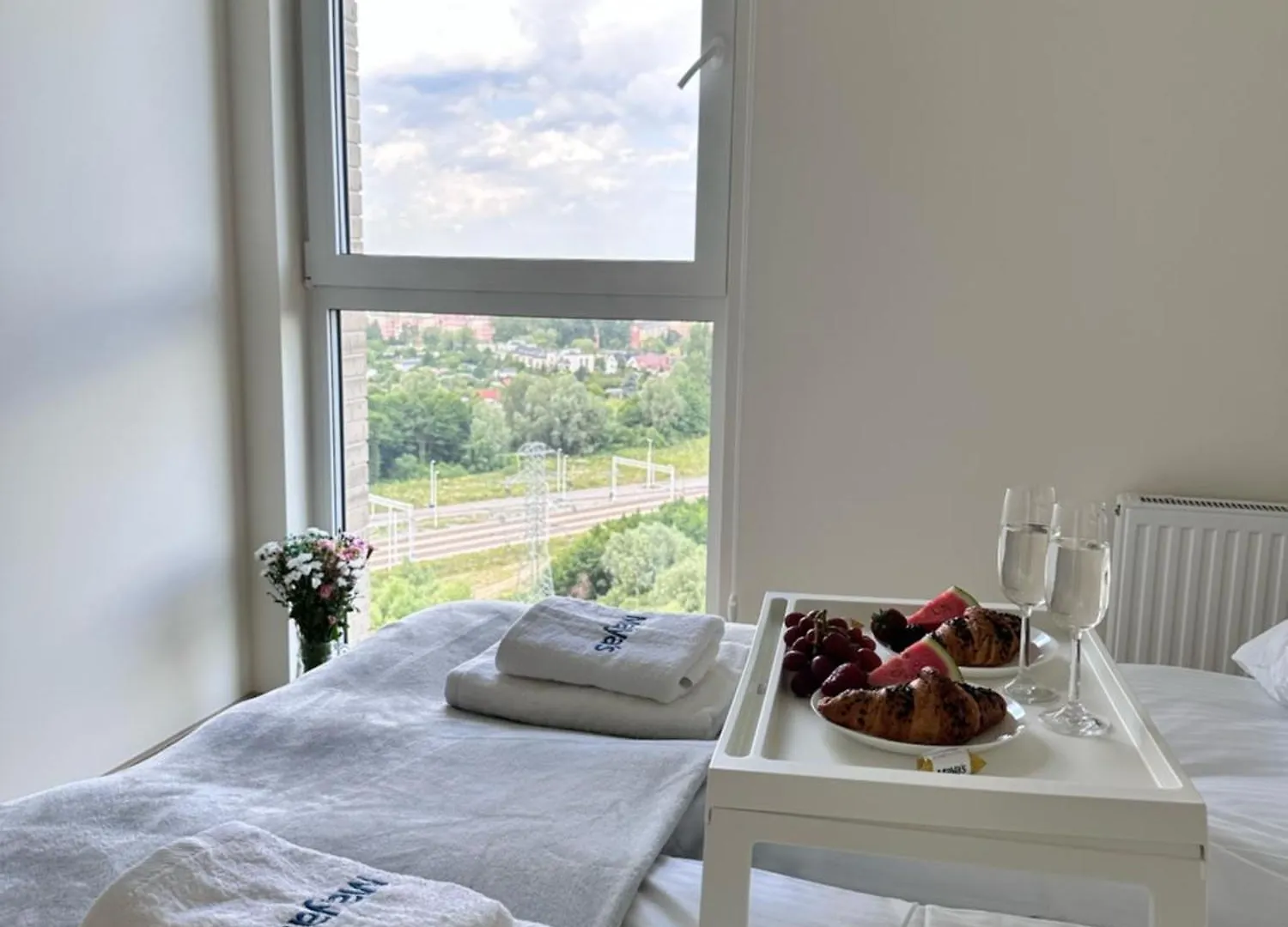 דירה גדנסק Maya'S Flats & Resorts 101 Sea View - 3 Pokojowy Apartament Z Widokiem Na Morze Na Letnicy פולין