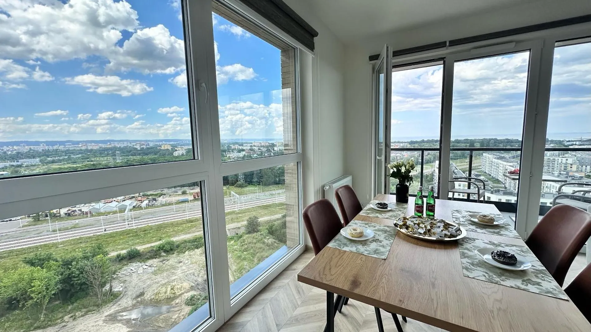 גדנסק Maya'S Flats & Resorts 101 Sea View - 3 Pokojowy Apartament Z Widokiem Na Morze Na Letnicy