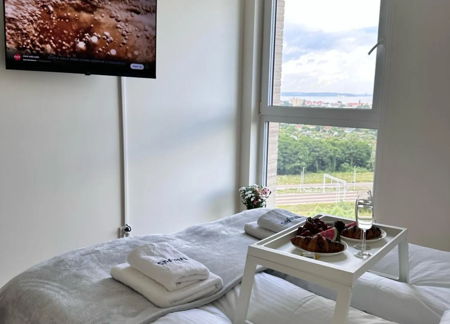 גדנסק Maya'S Flats & Resorts 101 Sea View - 3 Pokojowy Apartament Z Widokiem Na Morze Na Letnicy דירה