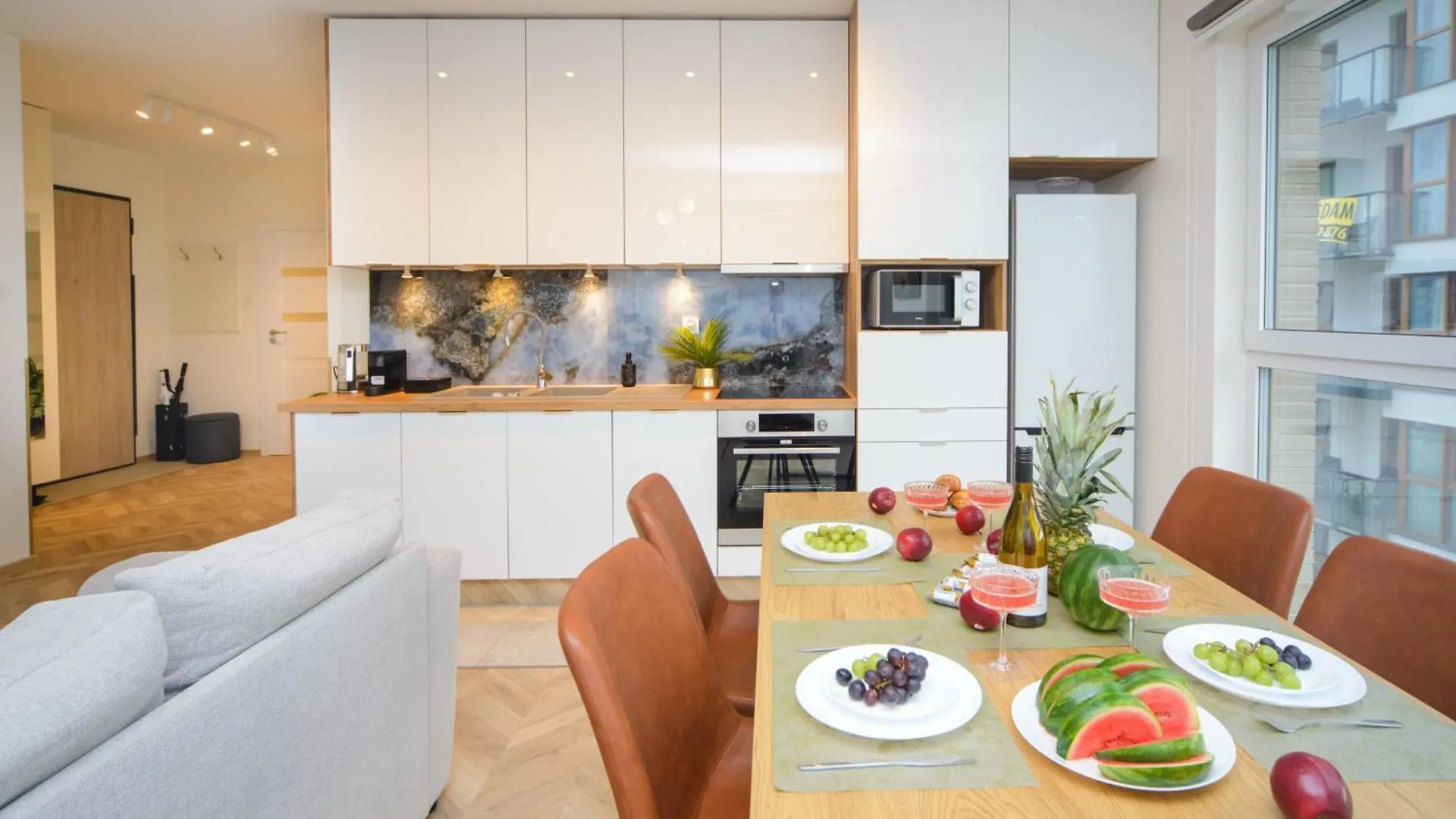 גדנסק Maya'S Flats & Resorts 101 Sea View - 3 Pokojowy Apartament Z Widokiem Na Morze Na Letnicy