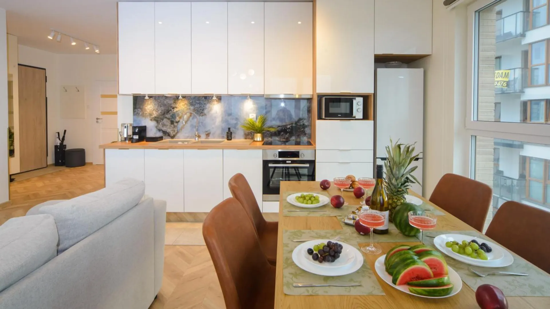 דירה גדנסק Maya'S Flats & Resorts 101 Sea View - 3 Pokojowy Apartament Z Widokiem Na Morze Na Letnicy