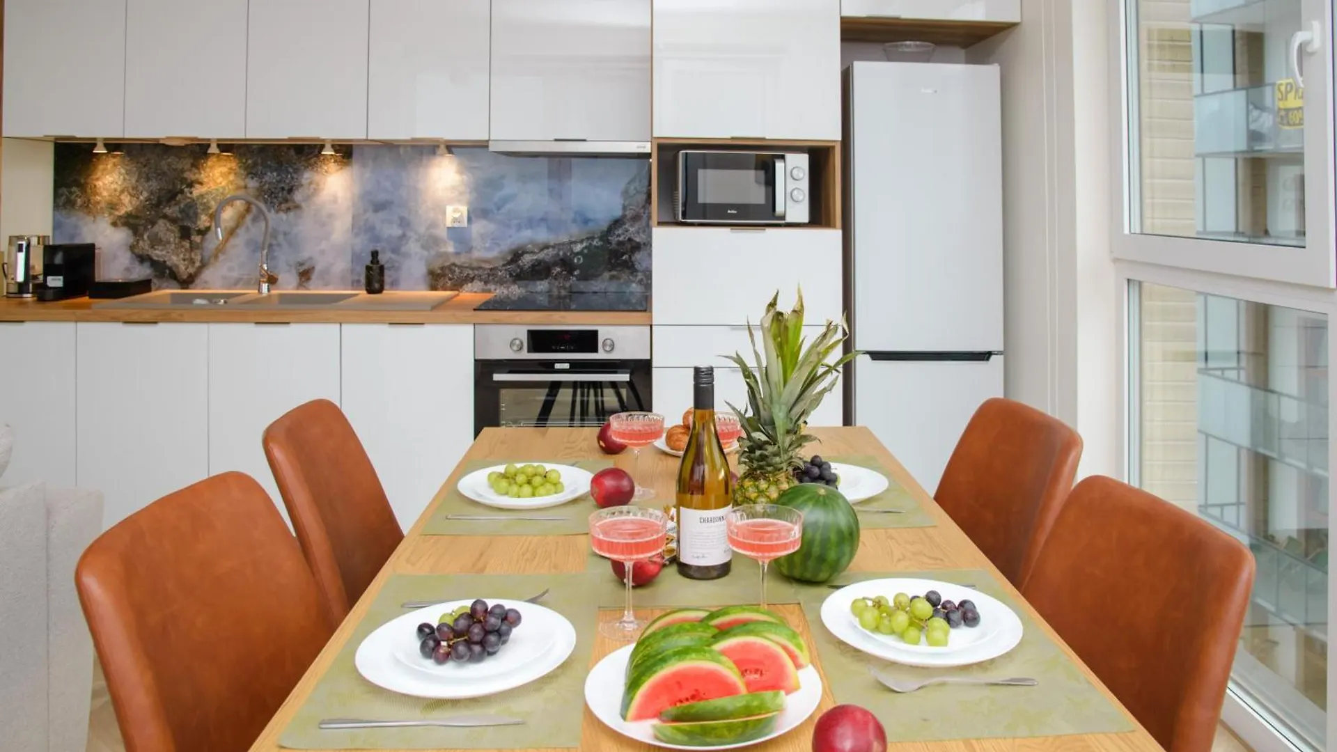 גדנסק Maya'S Flats & Resorts 101 Sea View - 3 Pokojowy Apartament Z Widokiem Na Morze Na Letnicy דירה