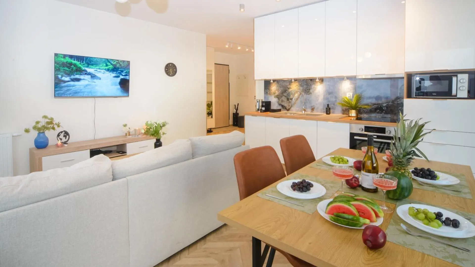 דירה גדנסק Maya'S Flats & Resorts 101 Sea View - 3 Pokojowy Apartament Z Widokiem Na Morze Na Letnicy