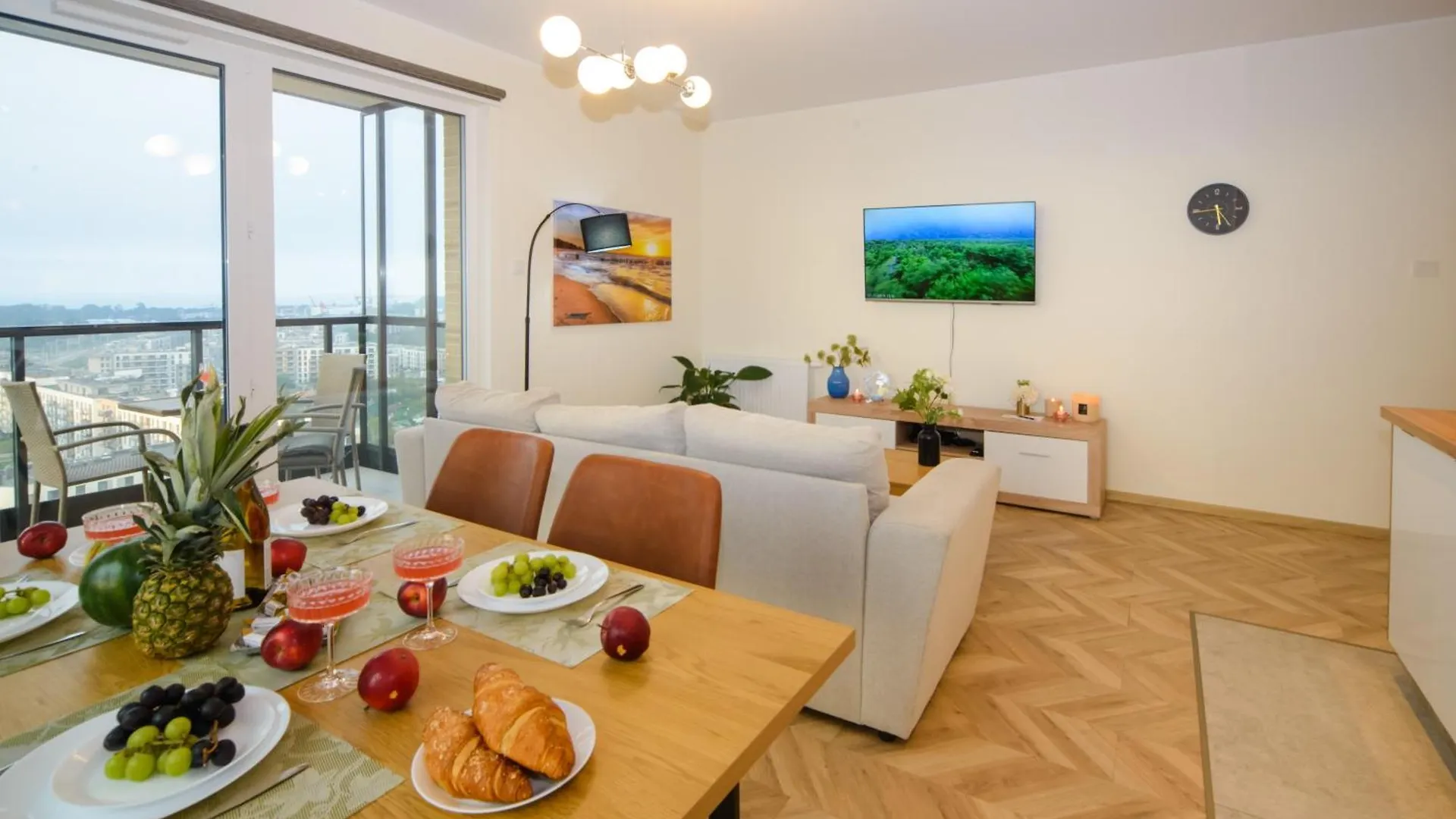 דירה גדנסק Maya'S Flats & Resorts 101 Sea View - 3 Pokojowy Apartament Z Widokiem Na Morze Na Letnicy