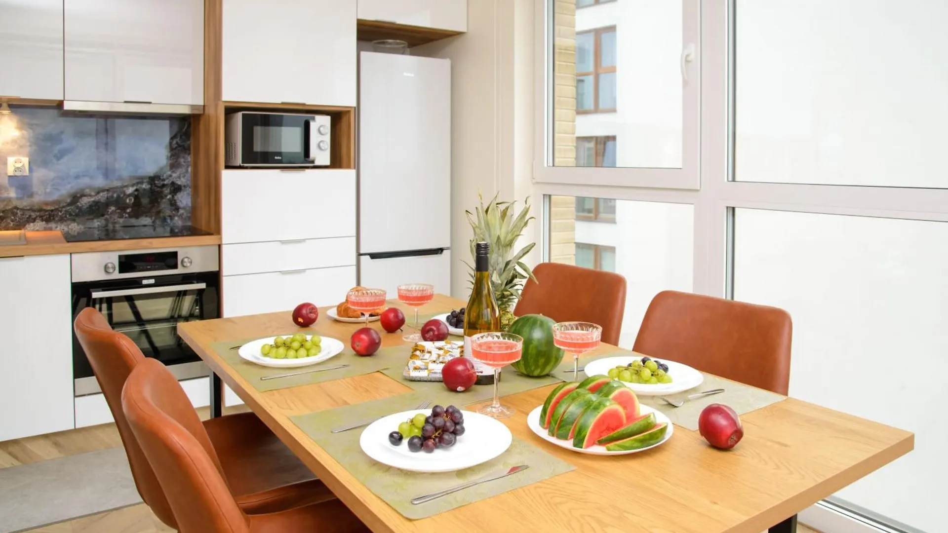 גדנסק Maya'S Flats & Resorts 101 Sea View - 3 Pokojowy Apartament Z Widokiem Na Morze Na Letnicy דירה