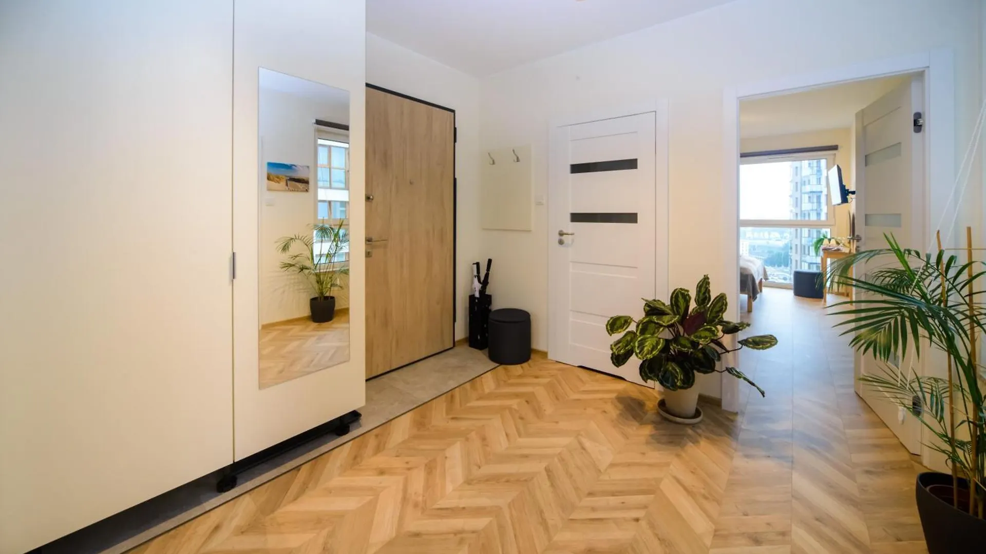 גדנסק Maya'S Flats & Resorts 101 Sea View - 3 Pokojowy Apartament Z Widokiem Na Morze Na Letnicy 0*,  פולין