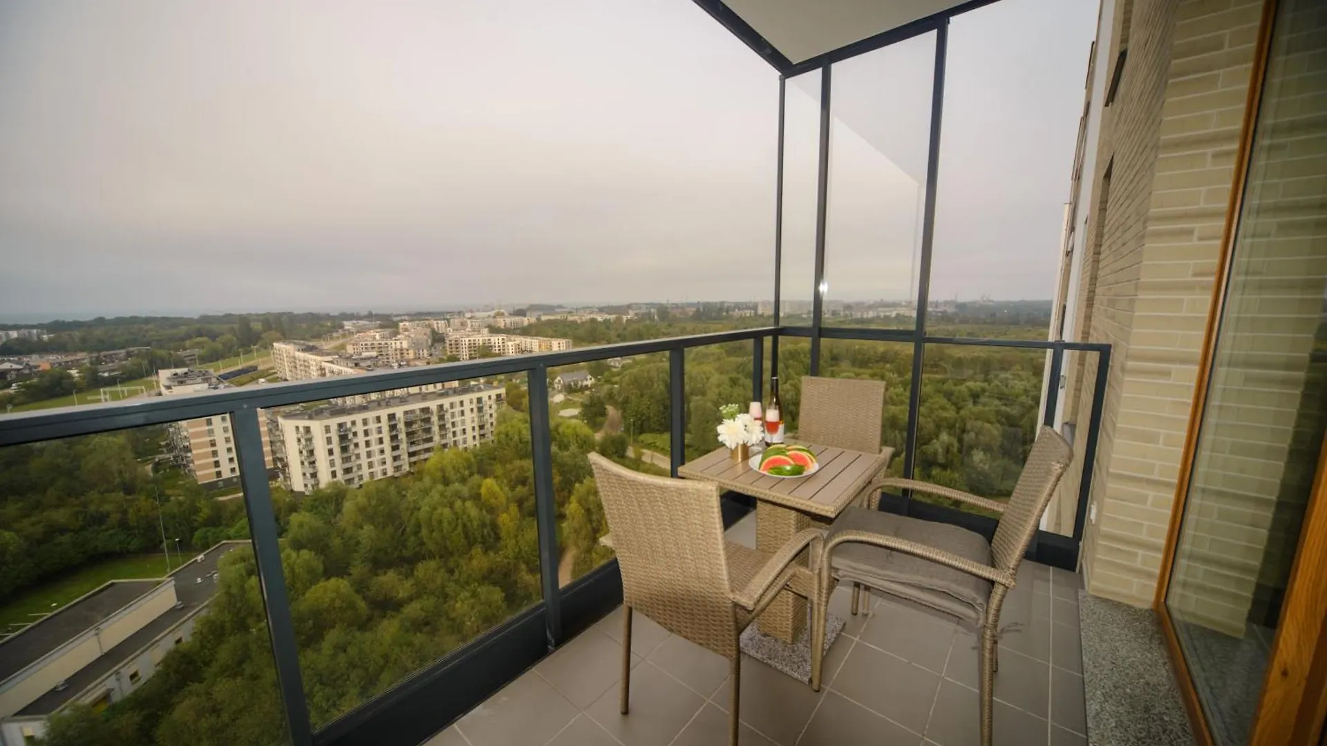 גדנסק Maya'S Flats & Resorts 101 Sea View - 3 Pokojowy Apartament Z Widokiem Na Morze Na Letnicy פולין