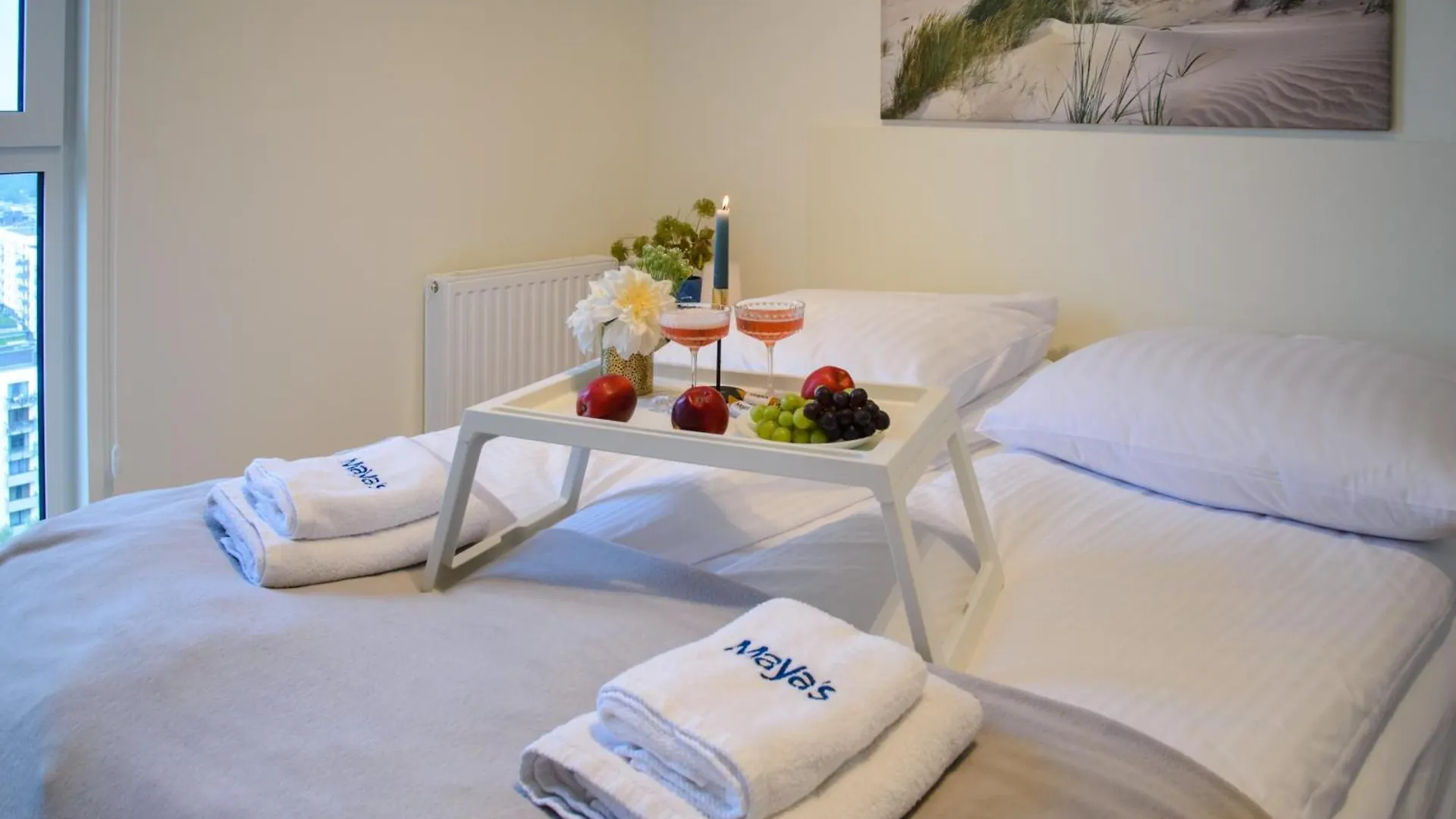 דירה גדנסק Maya'S Flats & Resorts 101 Sea View - 3 Pokojowy Apartament Z Widokiem Na Morze Na Letnicy