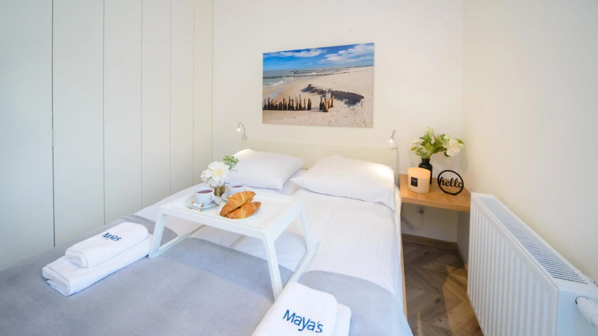 גדנסק Maya'S Flats & Resorts 101 Sea View - 3 Pokojowy Apartament Z Widokiem Na Morze Na Letnicy דירה